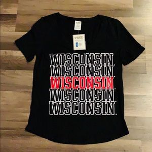 PINK Wisconsin Tee